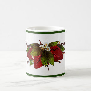 Caneca De Café Strawberry Patch Designer Mug