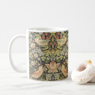 Caneca De Café Strawberry Theves por William Morris, Vintage Art