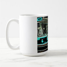 Streetcar na ferrovia Stn Large Classic Mug