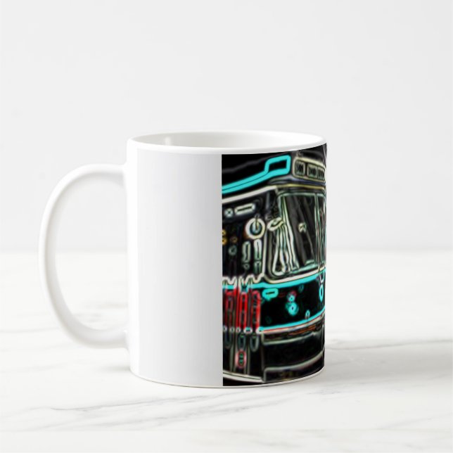 Caneca De Café Streetcar na ferrovia Stn Small Classic Mug (Esquerda)
