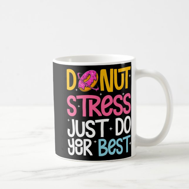 Caneca De Café Stress Faz O Melhor Que Puderes, Professora Do Dia (Direita)
