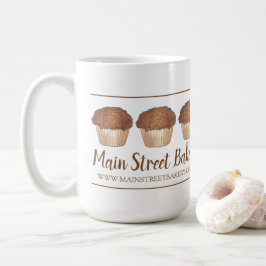Caneca De Café Streusel Crumb Muffin Feito Por Bakery Baker Comid