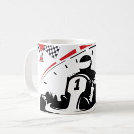 Caneca De Café Strike with Style: The Ultimate karting Mug