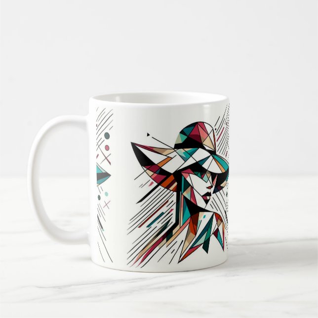 Caneca De Café Striking Visual Artwork #5 (Esquerda)