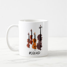 Caneca De Café Strings Squad Music Instruments