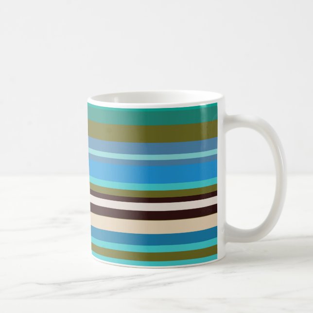Caneca De Café Stripes Clássico (Direita)