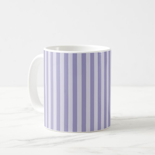 Caneca De Café Stripes Roxas (Frente Esquerda)