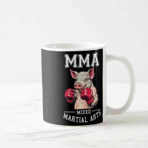 Caneca De Café Strong Mma Pig - Tai Boxingando Luta