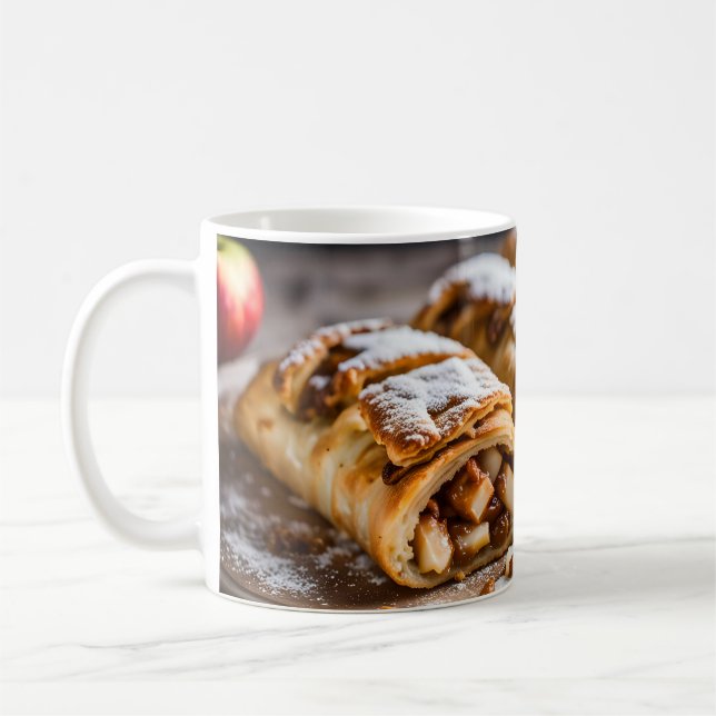 Caneca De Café Strudels de Maçã (Esquerda)