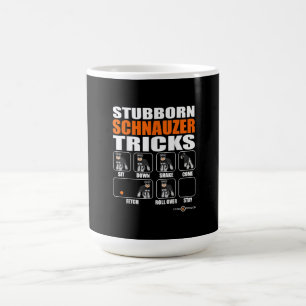 Caneca De Café Stubborn Schnauzer truks Funny Schnauzer Gift