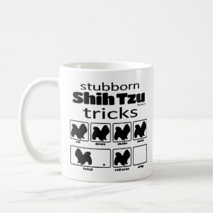 Caneca De Café Stubborn Shih Tzu Tricks