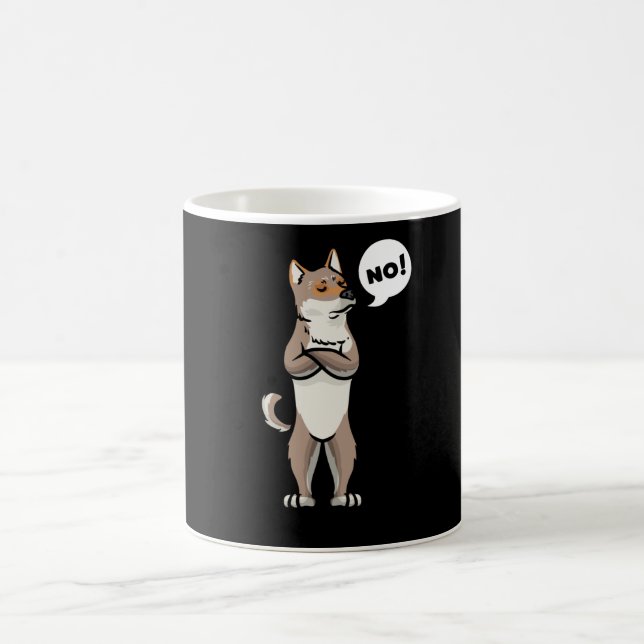 Caneca De Café Stubborn Shikoku Dog (Centro)