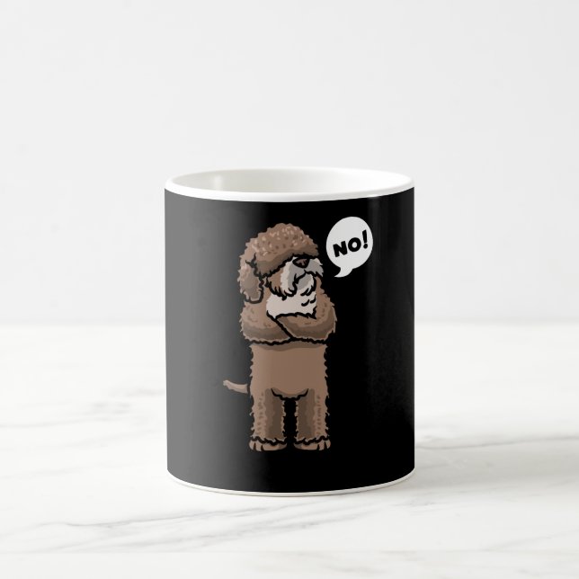 Caneca De Café Stubborn Spanish Water Dog (Centro)