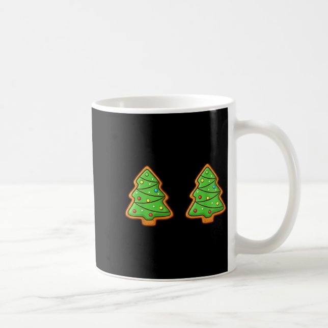 Caneca De Café Stuff My Face With Christmas Cookies Inappropriate (Direita)