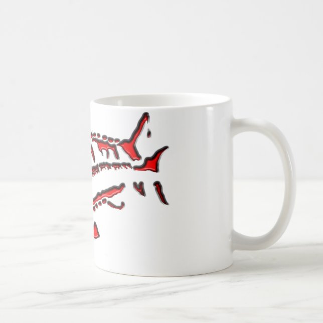 Caneca De Café Sturgeon Mug - Vermelho TSS (Direita)
