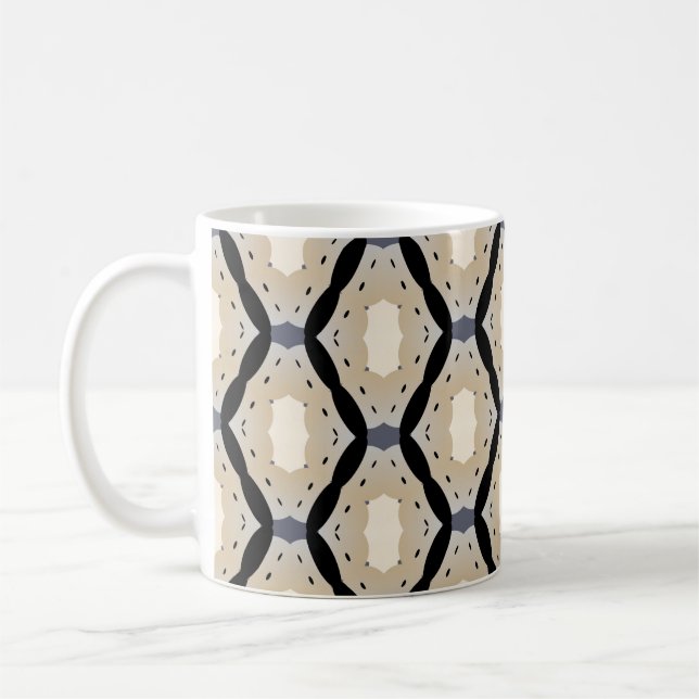 Caneca De Café Stylish modern geometric coffee mug (Esquerda)