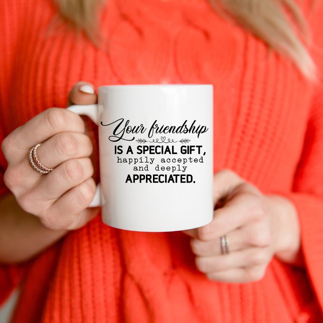 Caneca De Café Sua Amizade é um Presente Especial à Distância (Criador carregado)