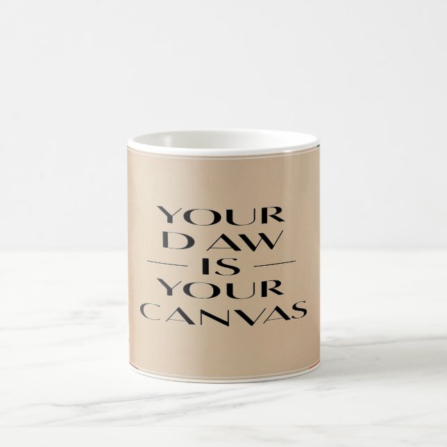 Caneca De Café Sua DAW É Sua Tela opção 2 (Centro)