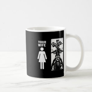 Caneca De Café Sua esposa é simples Minha esposa Biker esposa Dia