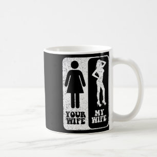 Caneca De Café Sua Esposa Minha Esposa Casamento Marido Noivo Sen