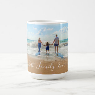 Caneca De Café Sua Família Foto Café Mug Texto Melhor Família Nun