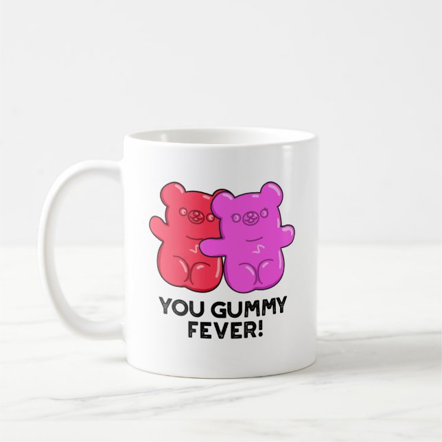 Caneca De Café Sua Febre Gummy Engraçado Candy (Esquerda)