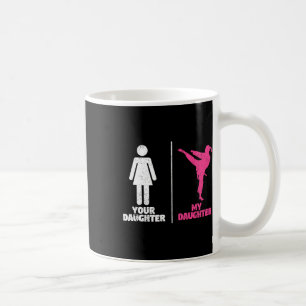 Caneca De Café Sua Filha Minha Filha Amantes de Artes Marciais Or