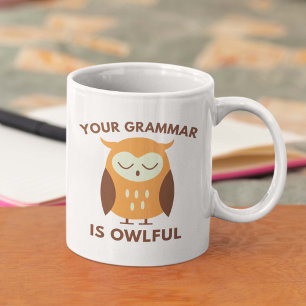 Caneca De Café Sua Gramática É Horrível