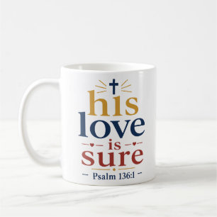 Caneca De Café Sua Inspiração Cristã Certa de Amor é uma Citação
