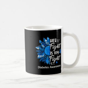 Caneca De Café Sua Luta É A Minha Luta Contra A Diabetes De Giras