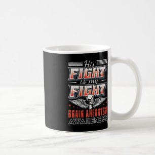 Caneca De Café Sua Luta É A Minha Luta Contra O Aneurismo Cérebro