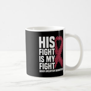Caneca De Café Sua Luta É A Minha Luta Contra O Aneurismo Cérebro