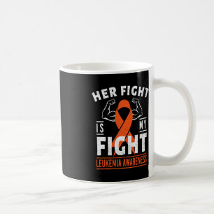 Caneca De Café Sua Luta é Minha Luta Contra a Leucemia Cancer Sen
