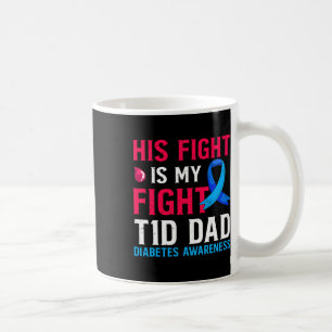 Caneca De Café Sua Luta É Minha Luta Contra O Pai T1d Tipo 1 Diab