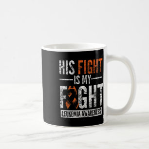 Caneca De Café Sua Luta É Minha Luta Fita Laranja Conscientização