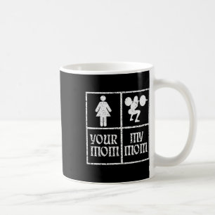 Caneca De Café Sua Mãe Minha Mãe Construtor de Porcos, Codificado