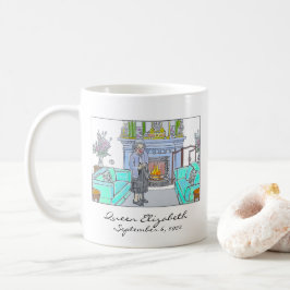 Caneca De Café Sua Majestade, Rainha Elizabeth II