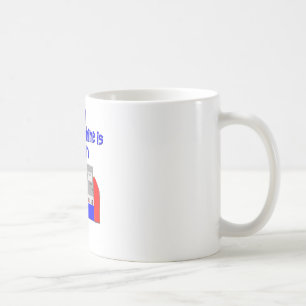 Caneca De Café Sua máquina para baixo
