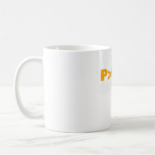 Caneca De Café Sua opinião é estatisticamente insignificante