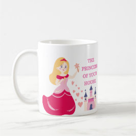 Caneca De Café Sua Pequena Princesa Mug
