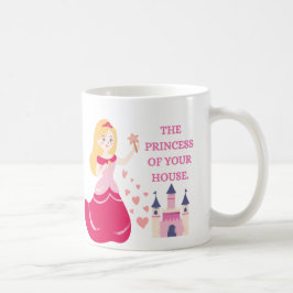 Caneca De Café Sua Pequena Princesa Mug