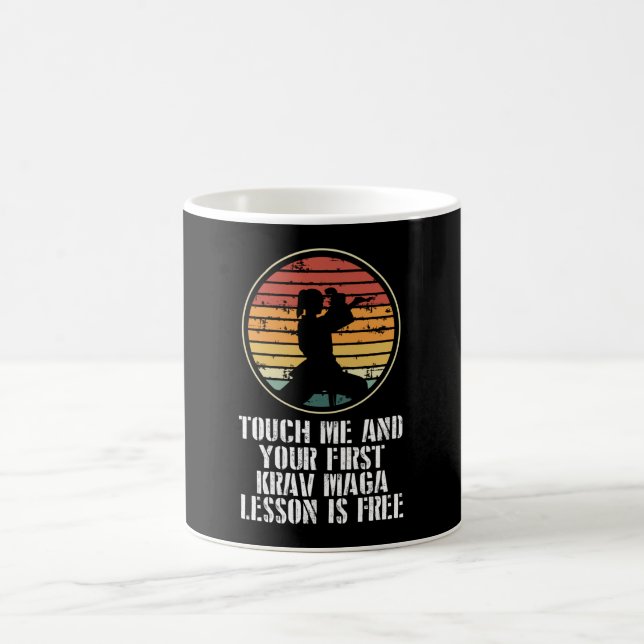 Caneca De Café Sua primeira lição em krav maga (Centro)