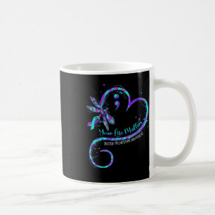 Caneca De Café Sua Vida Dragão de Conscientização sobre Prevenção