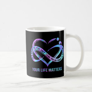 Caneca De Café Sua vida é importante para a prevenção do suicídio