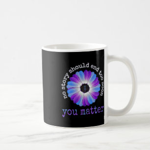 Caneca De Café Sua Vida Problema Prevenção Suicídio Da Consciênci