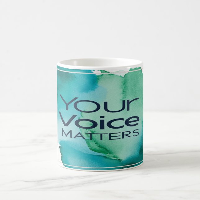 Caneca De Café Sua Voz Importa (Centro)