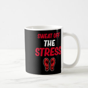 Caneca De Café Suar Fora o Estresse Engraçado Kickboxing Artes Ma