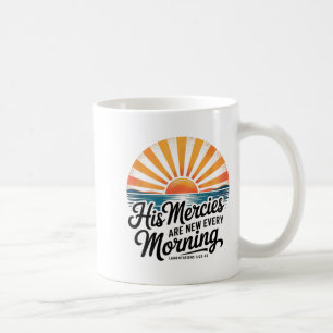 Caneca De Café Suas Misericórdias São Novas Todas as Manhãs Lamen