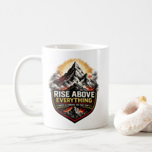 Caneca De Café Suba Acima de Tudo Motivacional