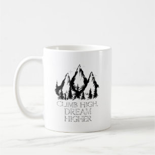 Caneca De Café Suba alto, Inspiração de Mais alto de Sonho